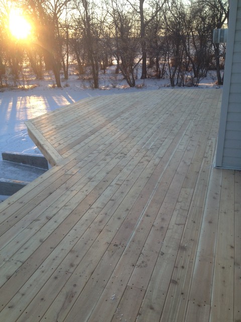 Cedar Deck craftsman-terrace