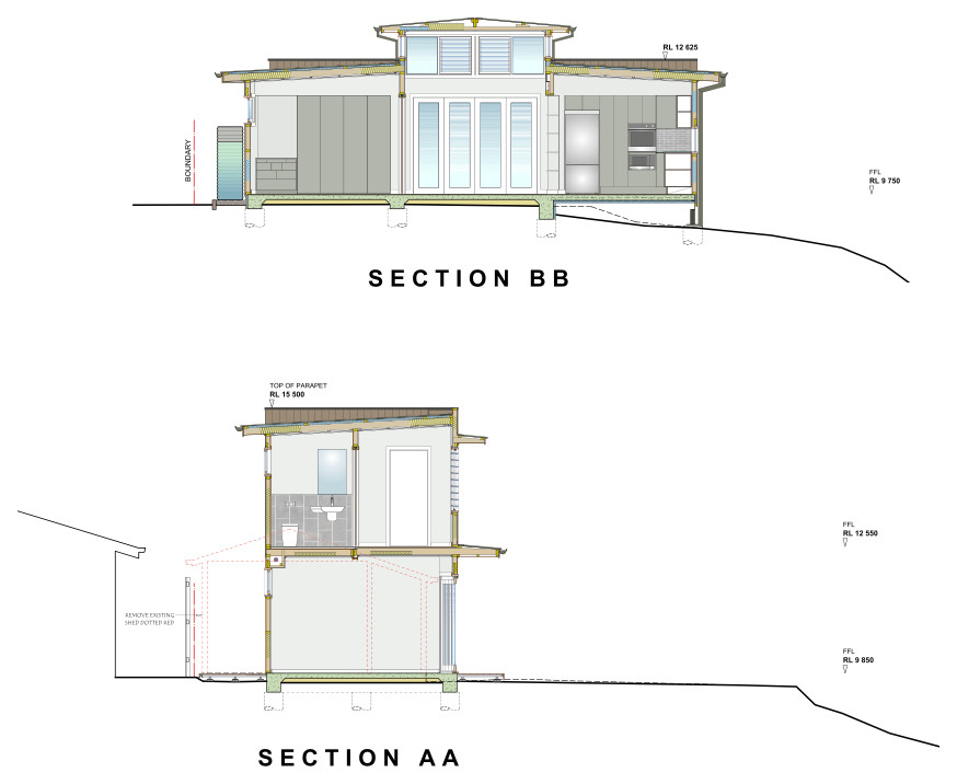 ADDITIONS TO COTTAGE & GRANNY FLAT PEARL BEACH