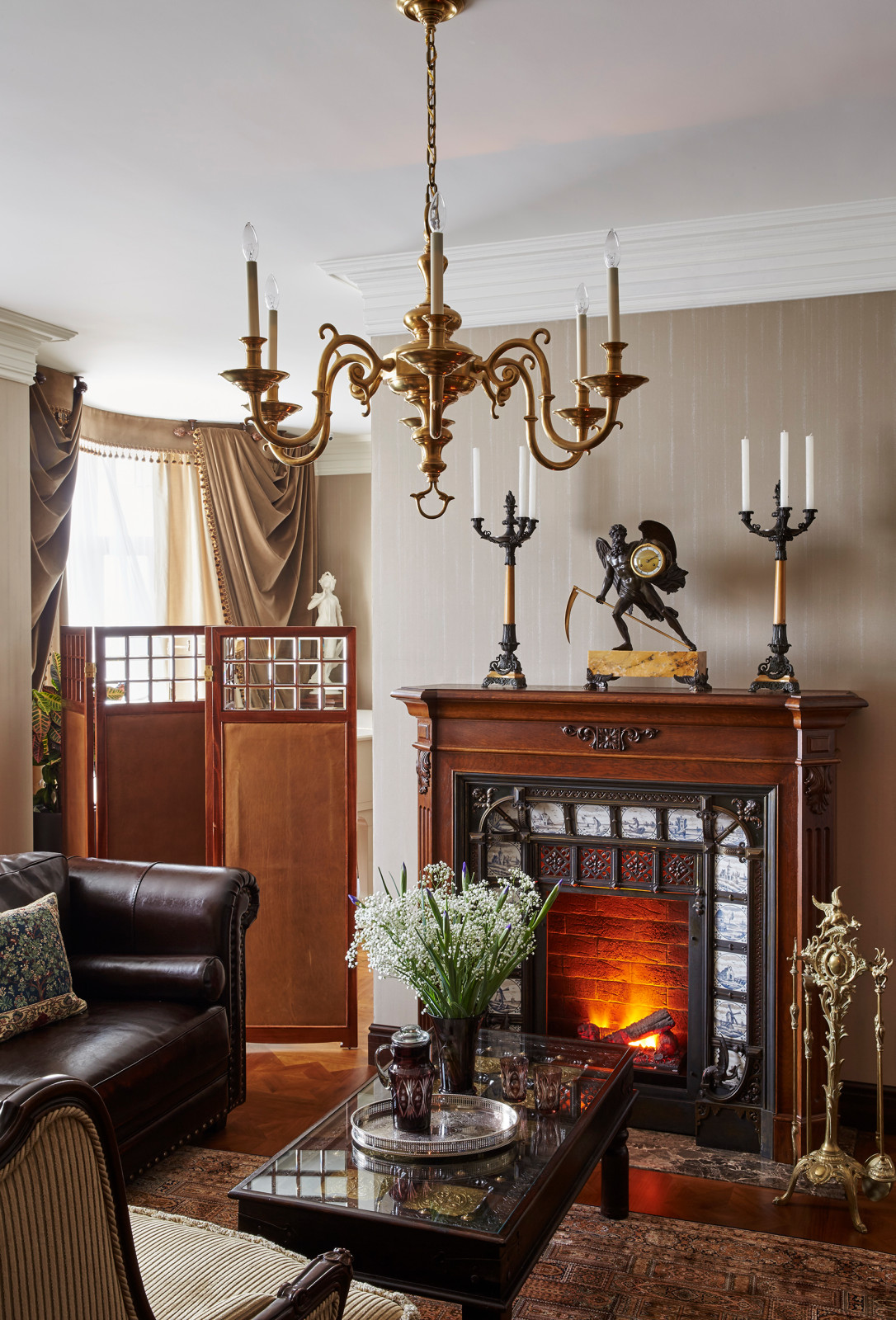 Каминная зона гостиной