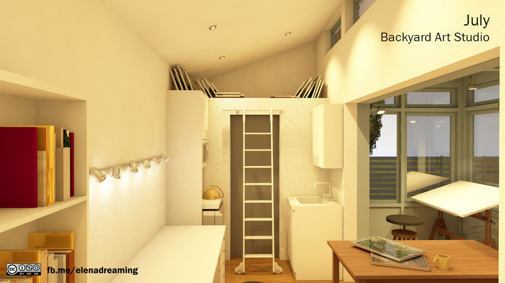 Backyard Art Studio July