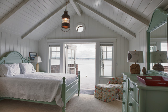 Beach Cottage  Beach Style Bedroom  Seattle by 