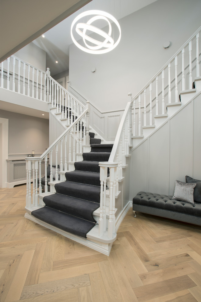Design ideas for a large contemporary staircase in Dublin.