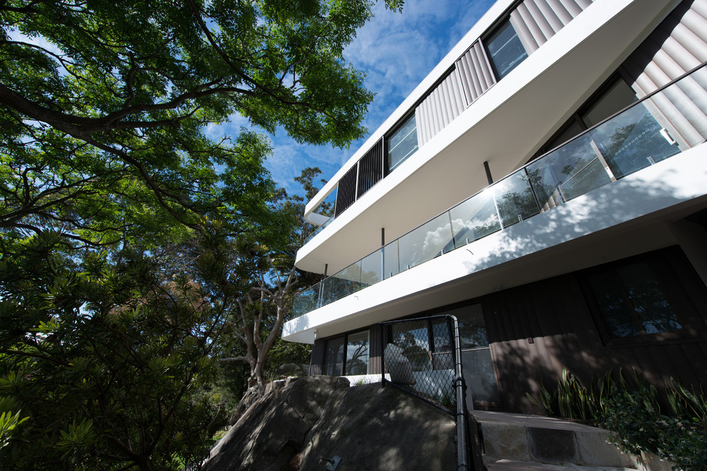 Inspiration for a contemporary exterior in Sydney.