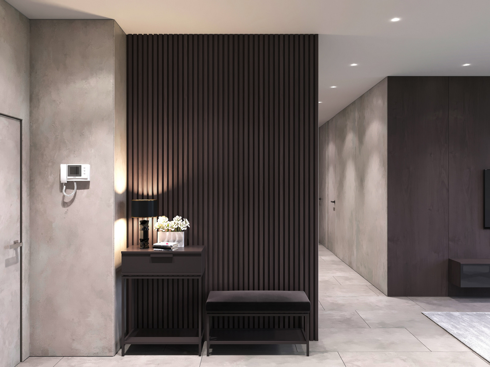 Дизайн интерьера квартиры в современном стиле в ЖК Вандер Парк