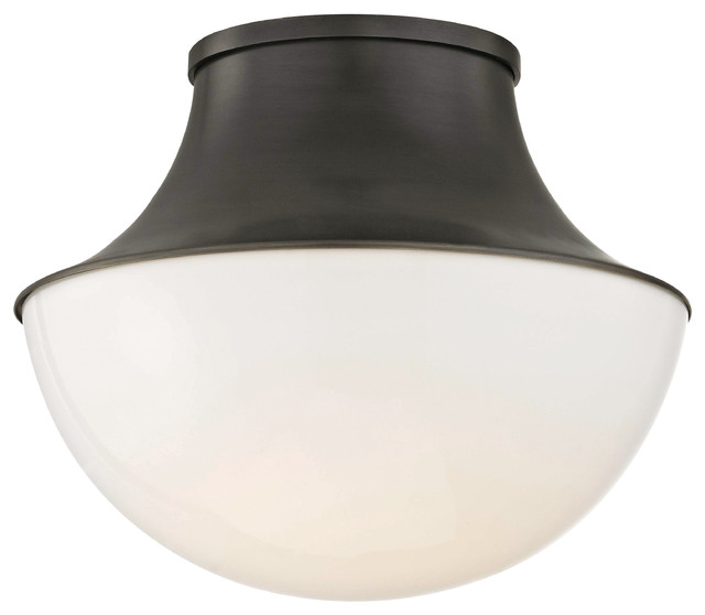Lettie Small Led Flush Mount Aged Brass Transitional Lettie Small Led Flush Mount Old Bronze