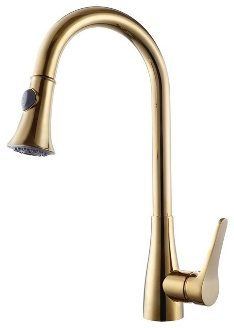 Lisbon Kitchen Sink Faucet With Pullout Sprayer