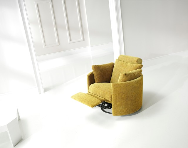 modern swivel glider chair