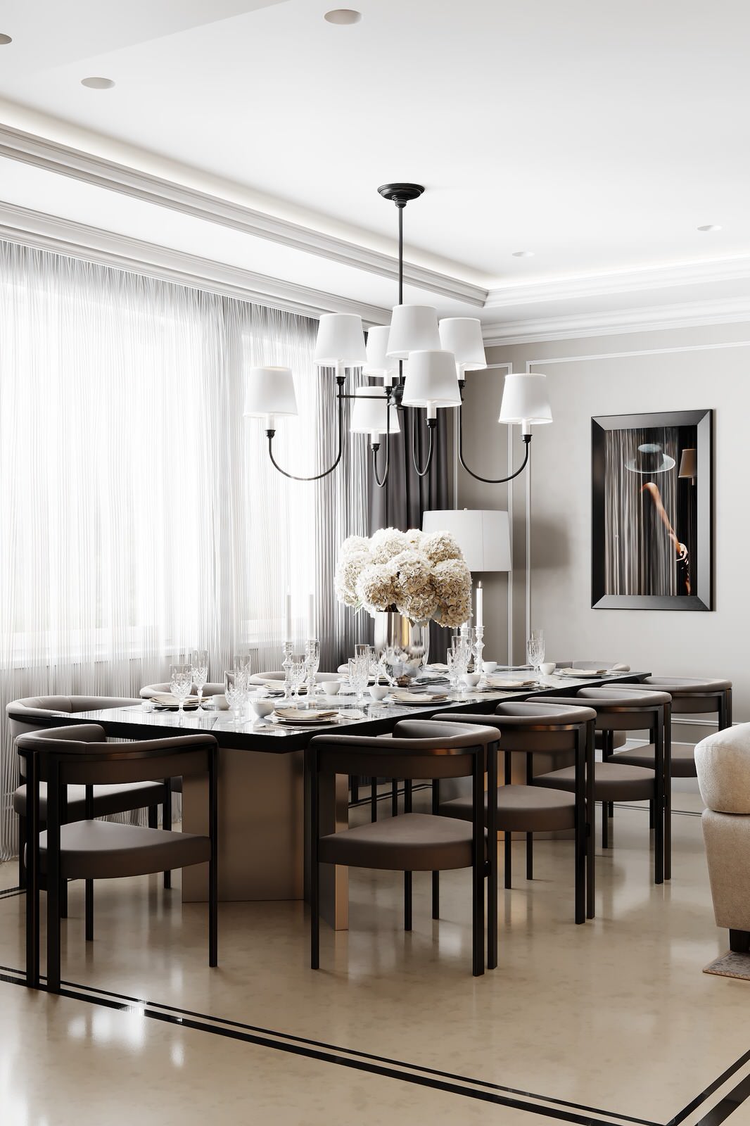 Роскошный интерьер современной квартиры