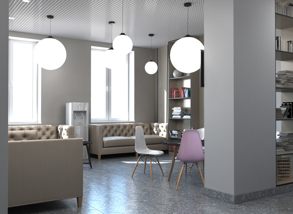 Визуализация холла медицинского центра