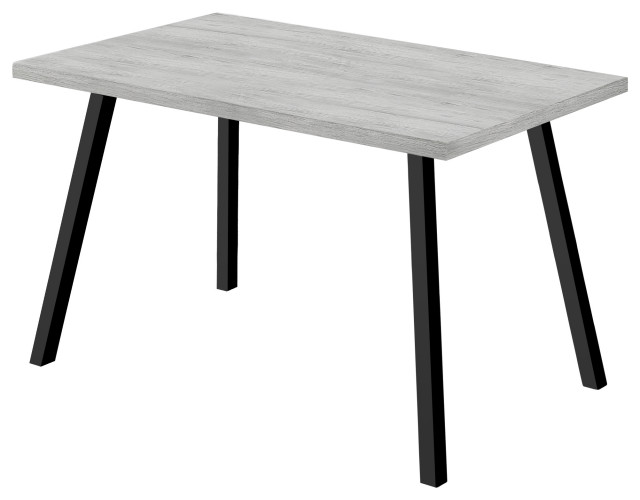 Dining Table 36 X 60 Grey Black, Eleanora Drop Leaf Console To Dining Table