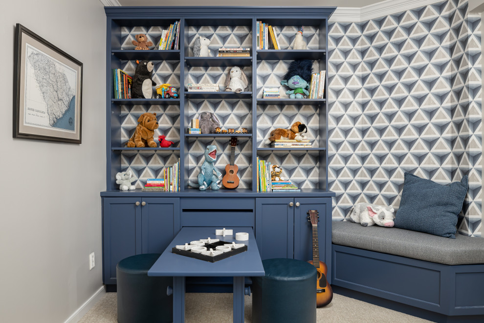 This is an example of a transitional kids' room in Richmond.