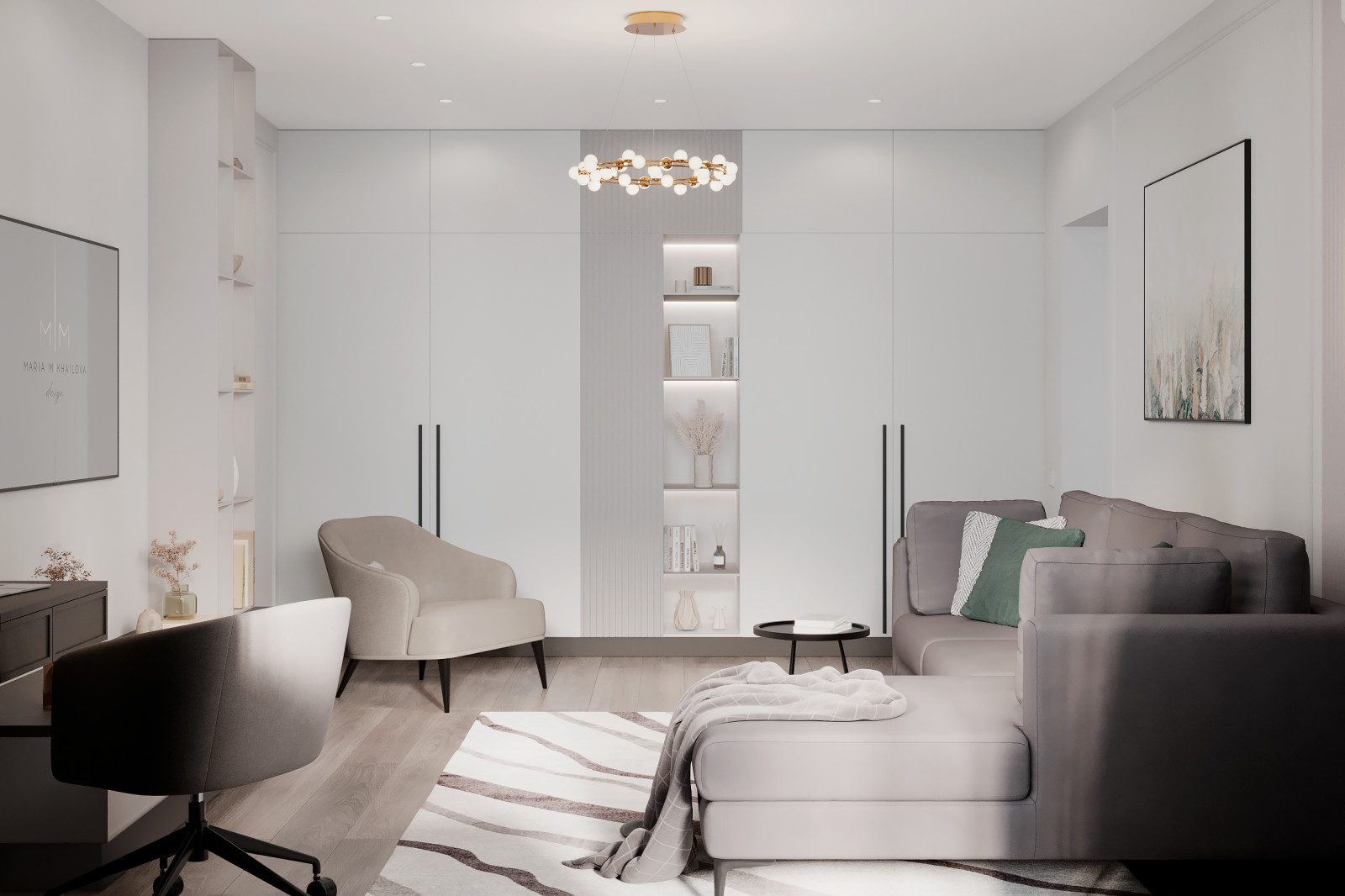 Светлый интерьер