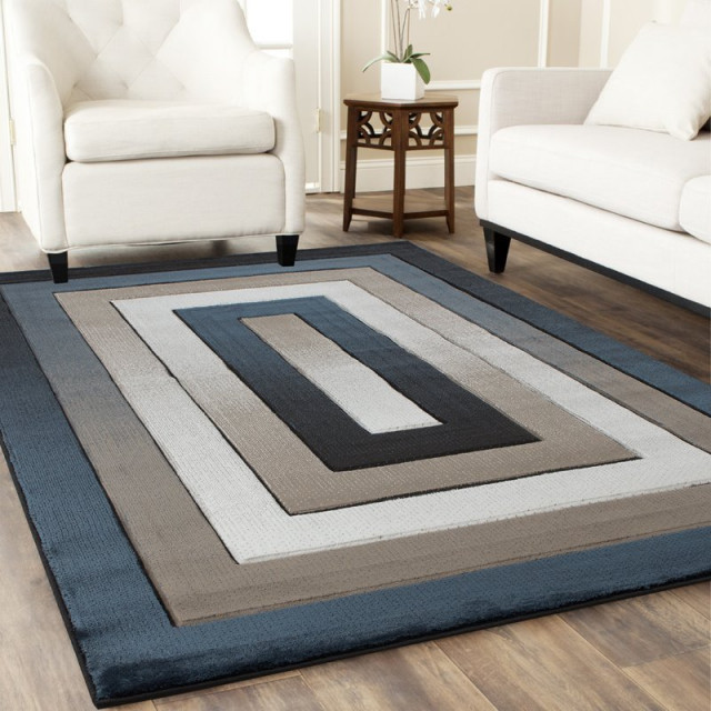 Area Rug for Living Room 315635 Hand-Knotted Galleria Casual Grey Rug 5'2 x 7'5 Bedroom Area Rug for Living Room 315635 Hand-Knotted Galleria Casual Grey Rug 5'2 x 7'5 Bedroom