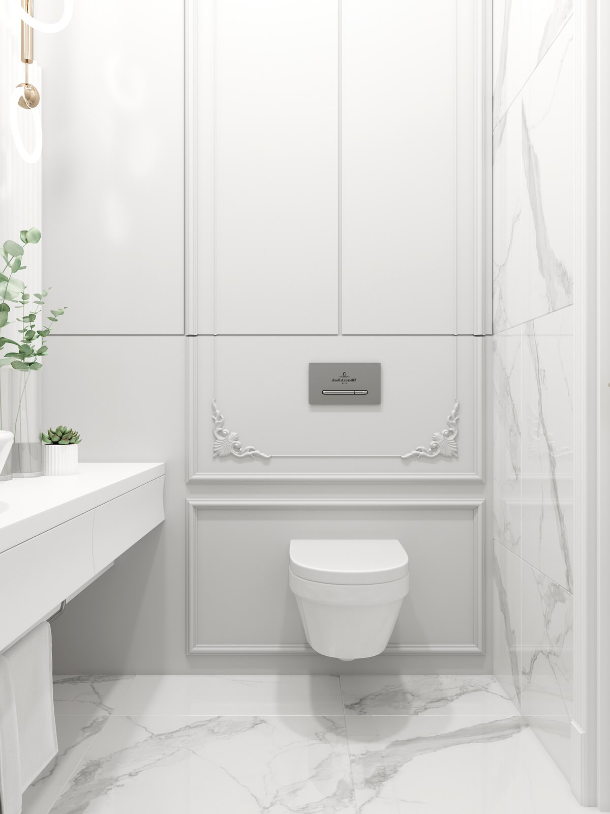 Дизайн интерьера: «Неоклассика в ЖК Суббота»