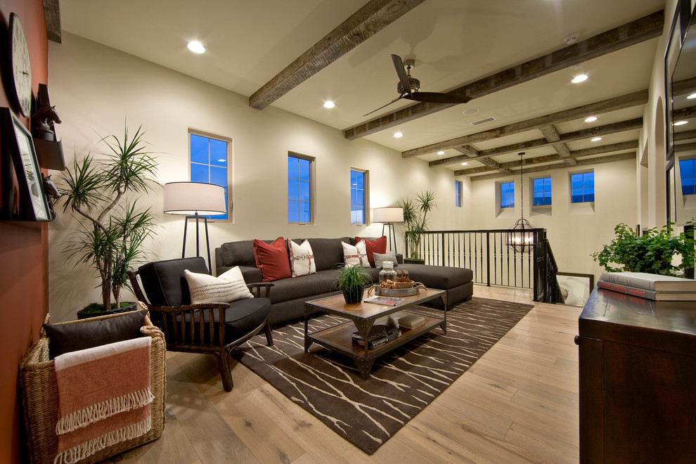 Transitional home design photo in Orange County