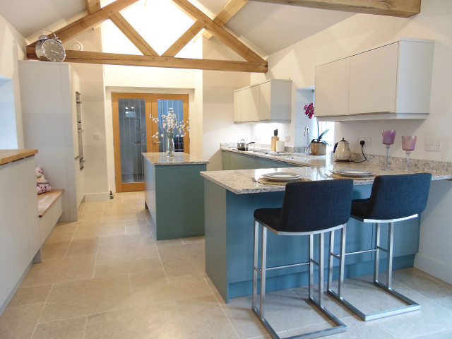 Barn conversion kitchen contemporary-koek