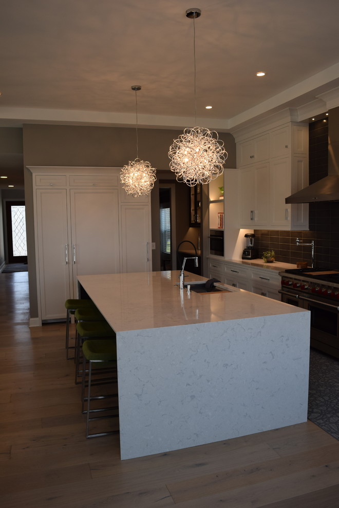 Inspiration for a transitional kitchen remodel in Chicago