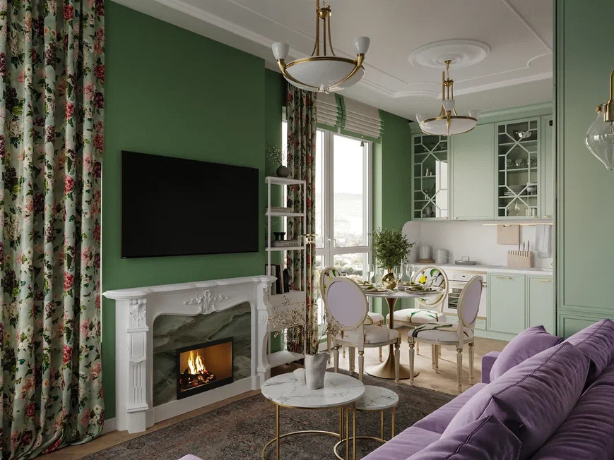 Ремонт квартиры с элементами сталинского ампира