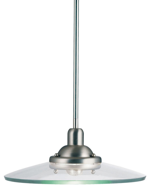 Kichler Galaxie One Light Brushed Nickel Down Pendant