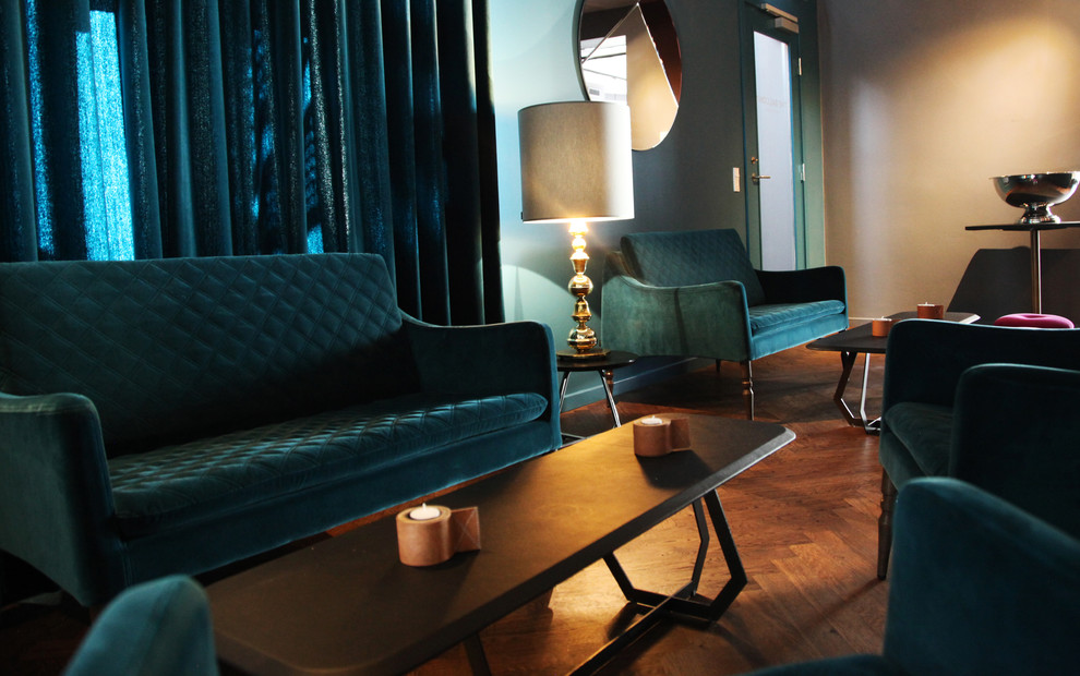 Contemporary living room in Copenhagen.