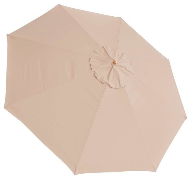 8-Rib Umbrella Replacement Canopy Cover - Contemporary - Outdoor Umbrella  Accessories - by Yescom | Houzz