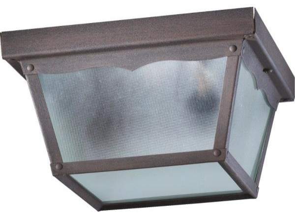 Quorum 3080-9-5 2 Light Outdoor Cage Flush Style, 9.25"W