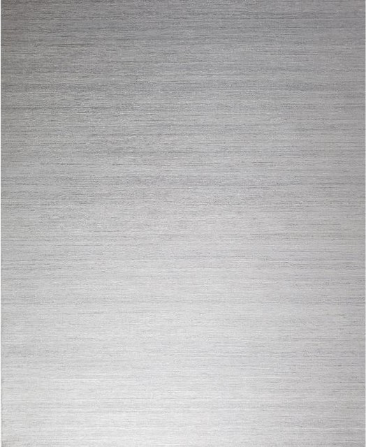 Wallpaper Gray Silver metallic faux grasscloth lines textured