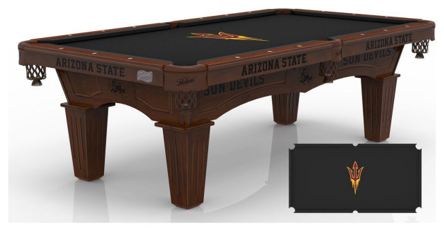 Holland Arizona State University Pitchfork Pool Table - Tapered/Navajo ...