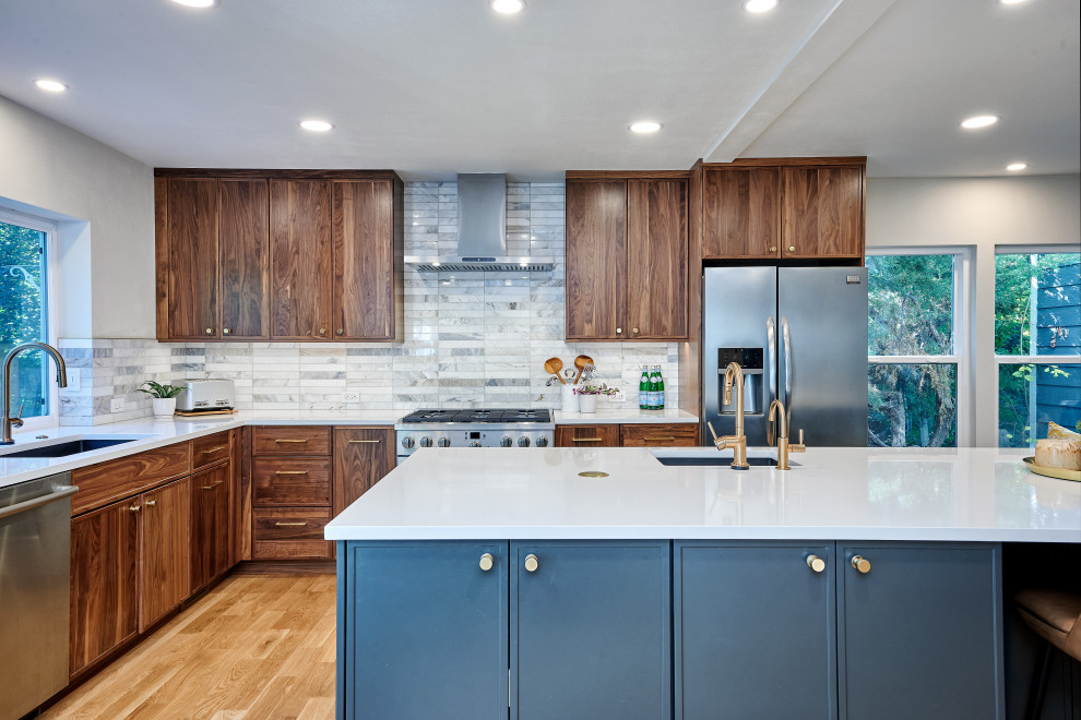 Inspiration for a transitional kitchen remodel in Denver