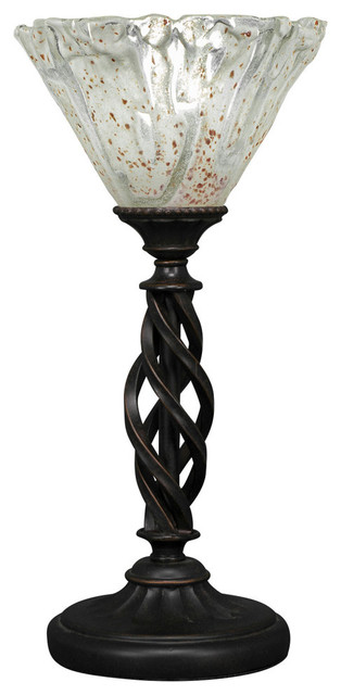 Elegante 1 Light Table Lamp In Dark Granite (61-DG-7195)