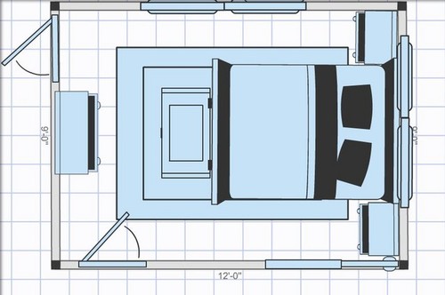 9x12 layout room Bed Bedroom Help  a in  Small