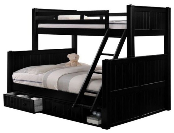 twin over queen bunk bed with trundle