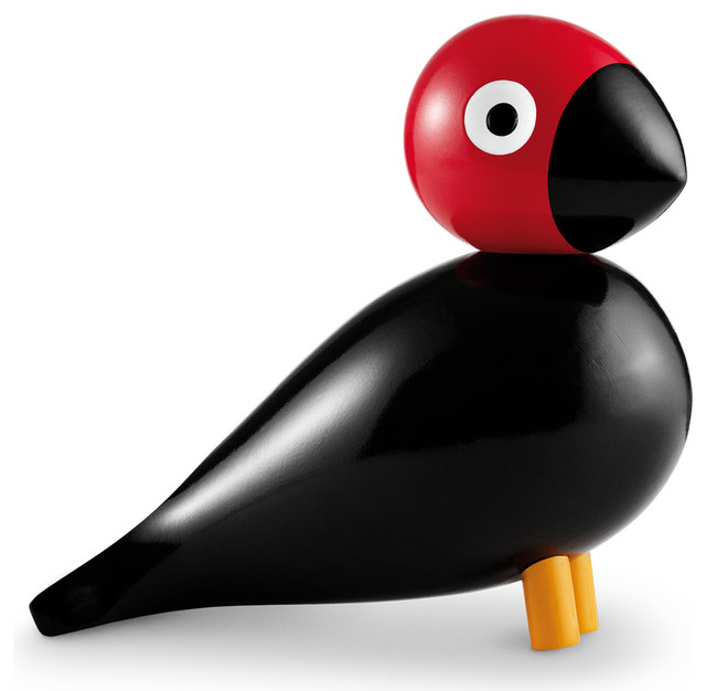 Kay bojesen singvogel peter, schwarzer holzvogel, dänisches ...