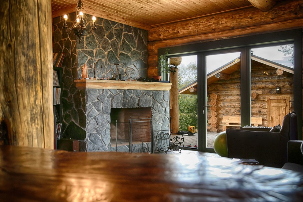 Дом из кедра на Волге