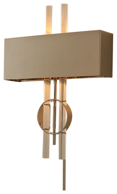 mid century modern wall sconce plug in