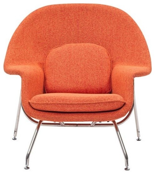 Modway - Lounge Chair in Orange Tweed - EEI-113-ORT