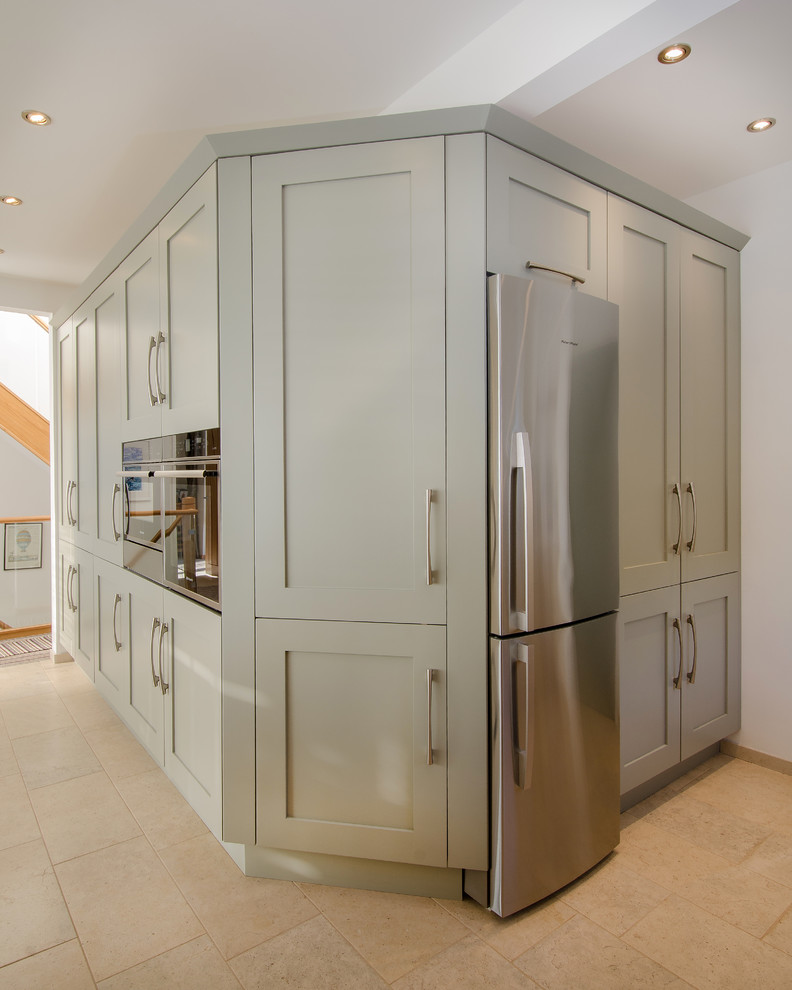 This is an example of a classic kitchen in Devon.