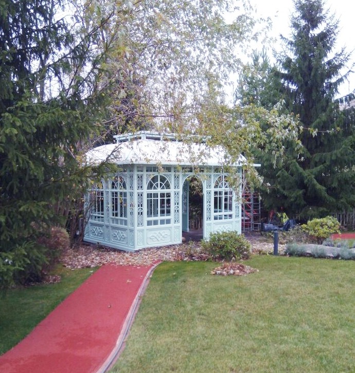 Павильон-Беседка и обустройство зоны барбекю "Резиденция Бенелюкс"