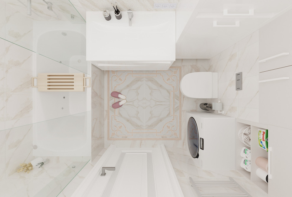 Проект квартиры 75 кв.м г.Тюмень