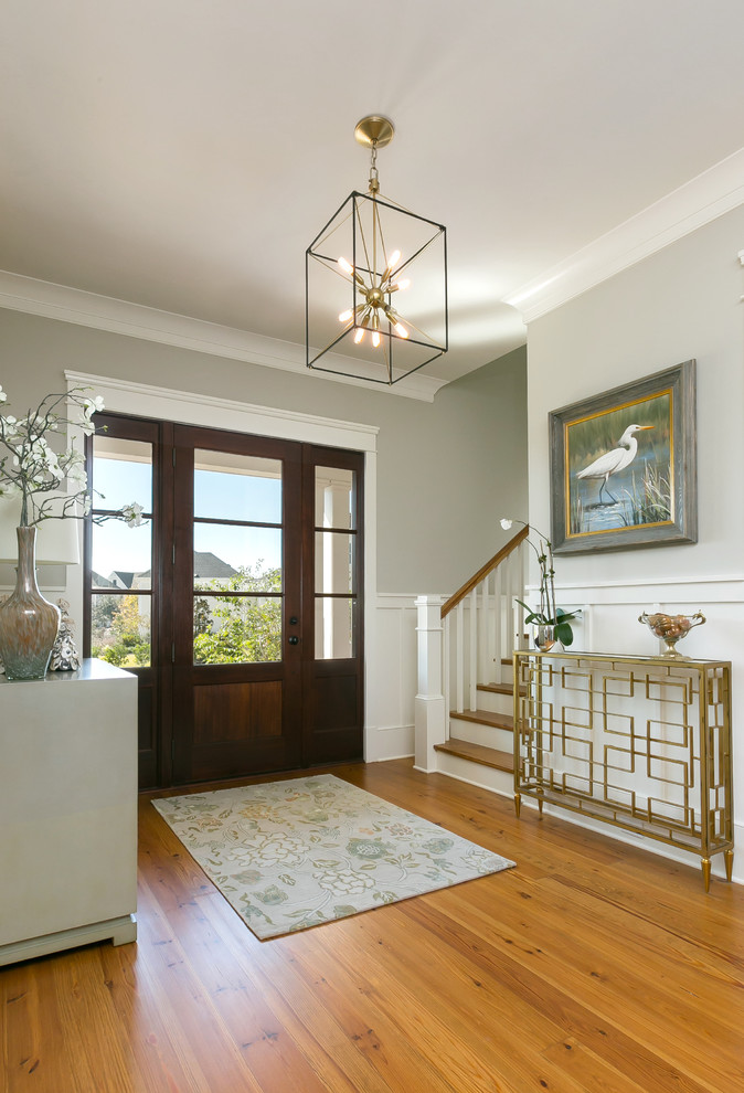 Design ideas for a beach style entryway in Charleston.