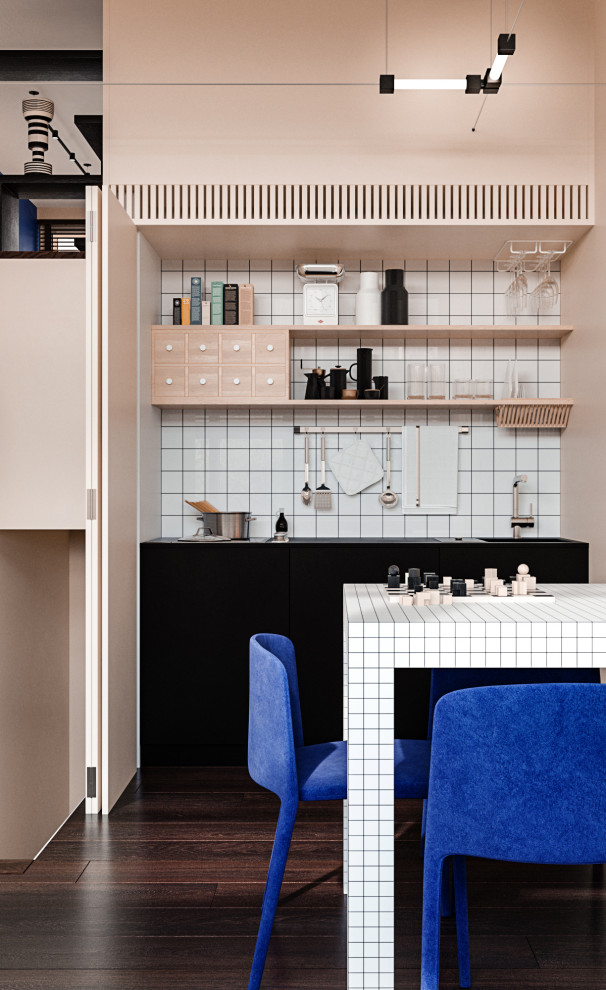 Дизайн-проект Ячейки типа F в доме наркомфина