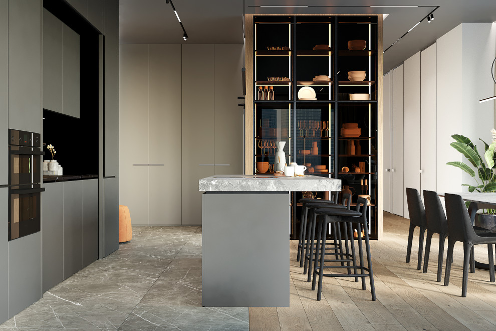 интерьер апартаментов МФК "Neva Towers" 120м2