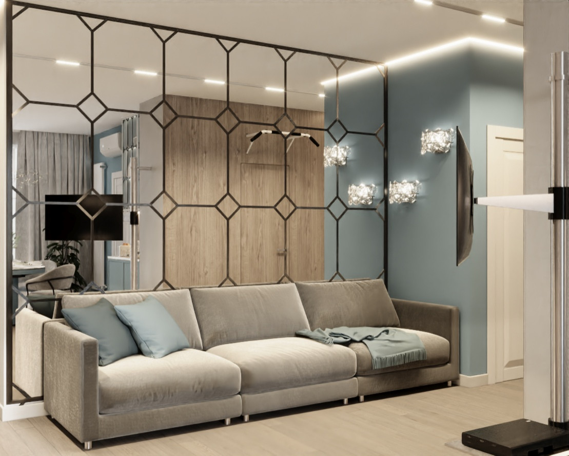 Проект трехкомнатной квартиры г. Ростов-на-Дону