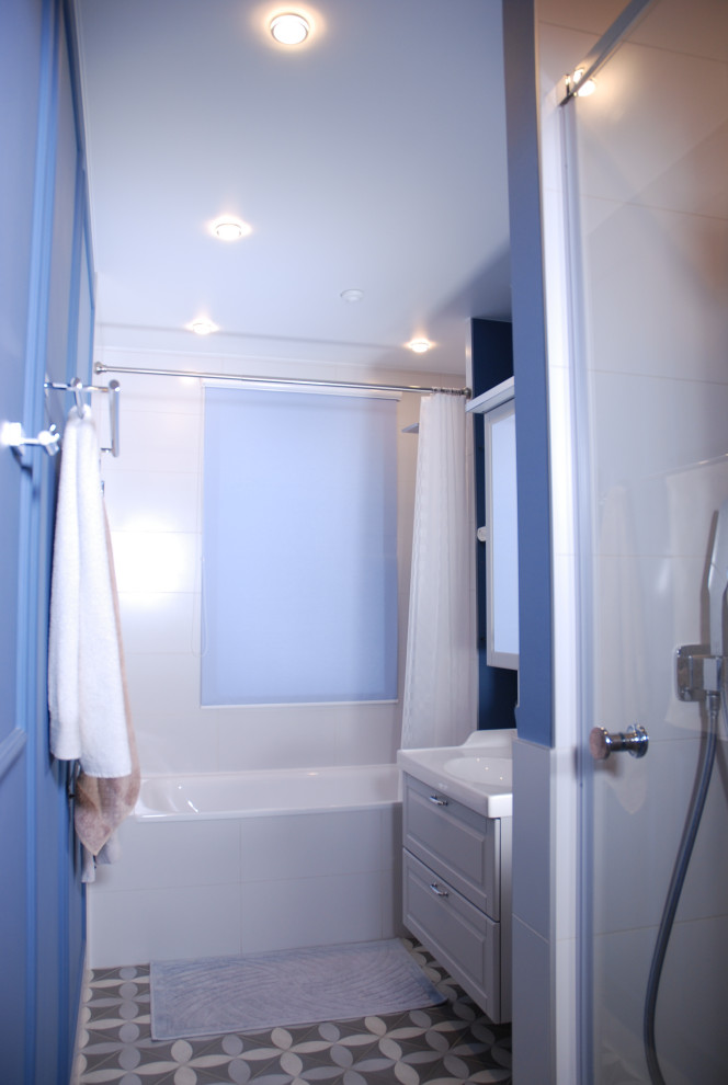 Проект 4-х комнатной квартиры в нежных тонах