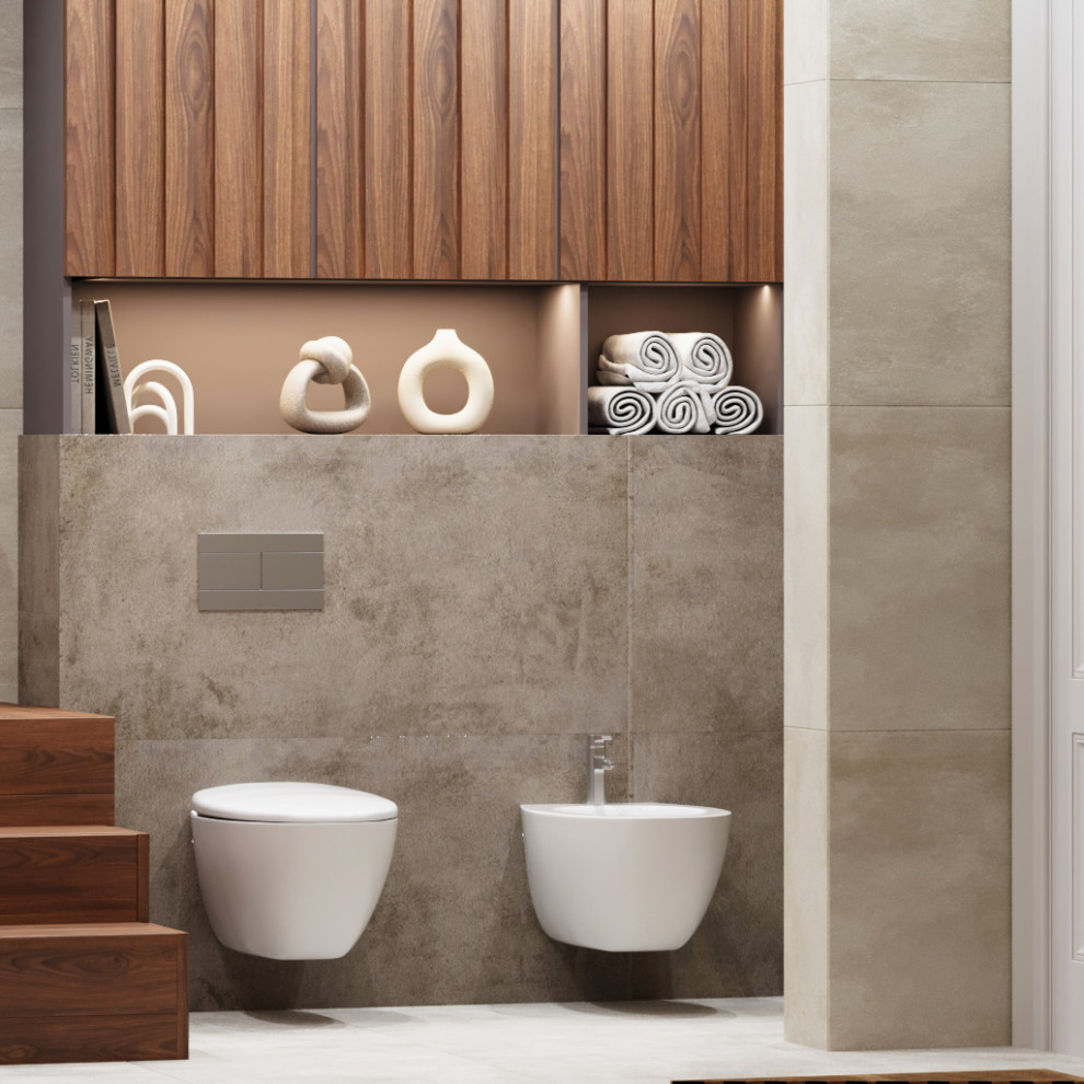 Ванная комната в стиле ШАЛЕ