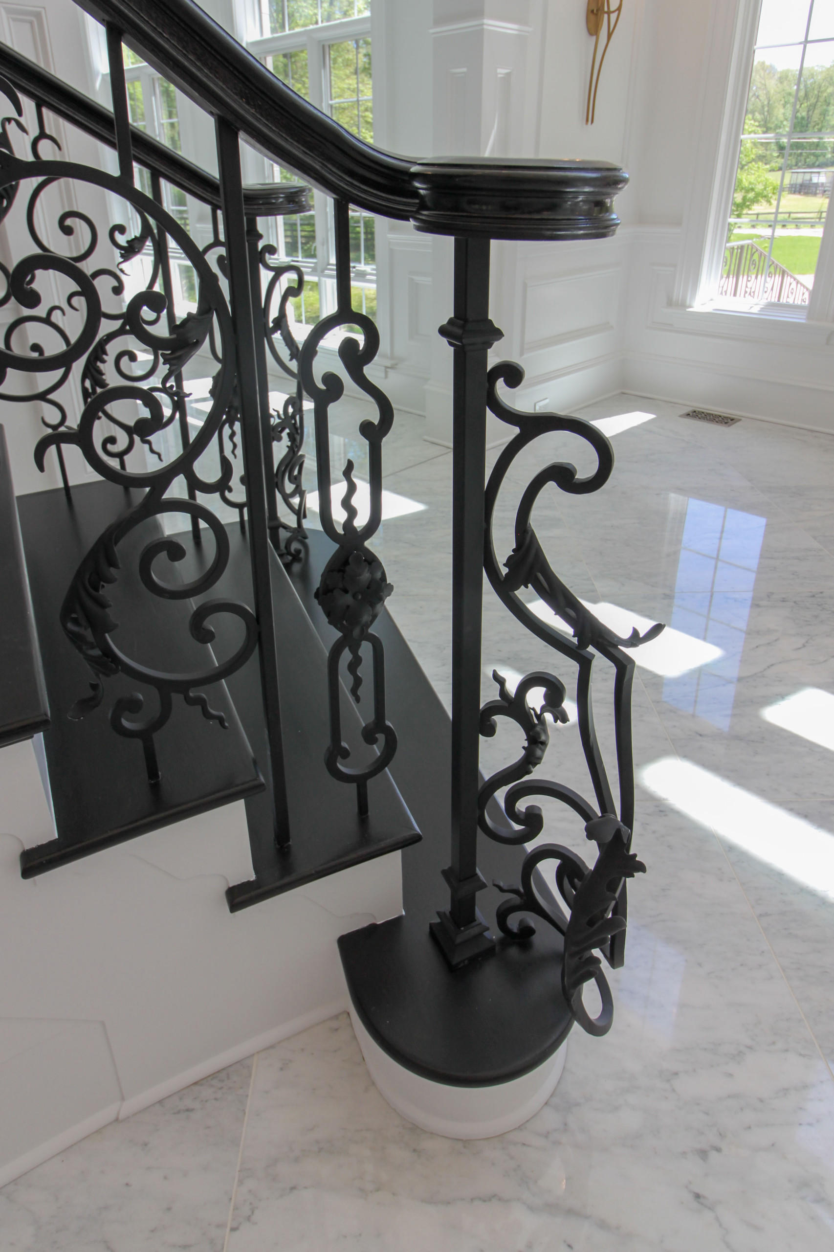 92_Grand Double Staircase in Exquisite Custom Home, Great Falls VA 22066