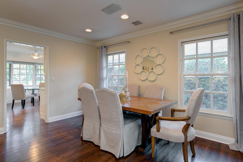 Transitional dining room photo in Charlotte