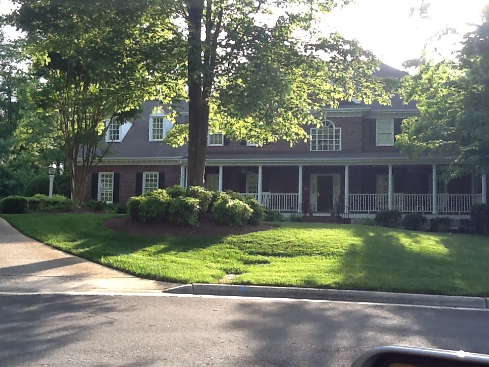 Homes built around Chapel Hill, North Carolina