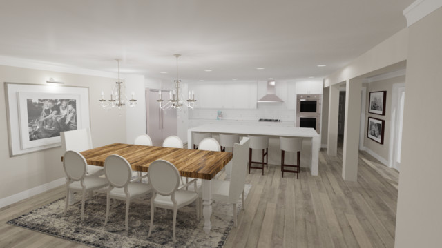3D Renderings transitional-rendering