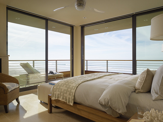 Contemporary Beach House - Beach Style - Bedroom - San ...